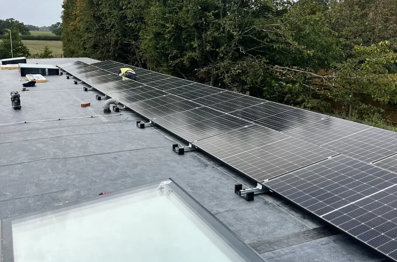 NHS Hospital Wing Flat Roof Commercial Installation